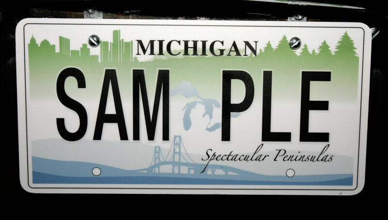 Michigan Department of State releases top license plates on the road in 2025